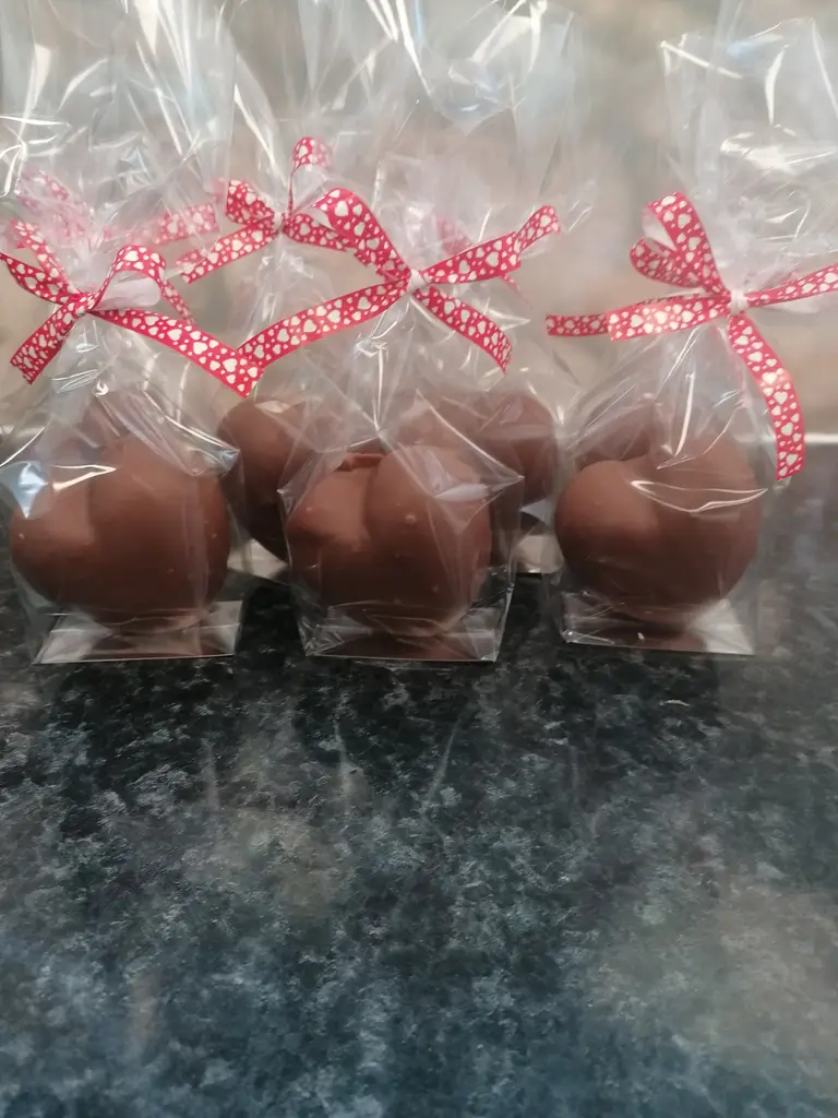 Cœur guimauve chocolat
